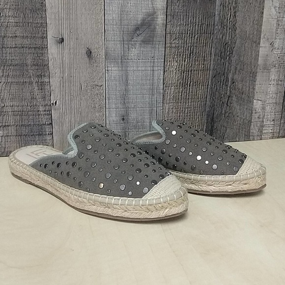 LF / Life Leather Espadrilles Studded Shoes - Picture 13 of 16